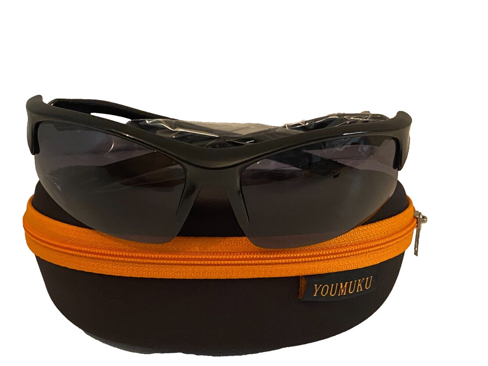 Youmuku Sunglasses Men, Polarized Sports for Running Cycling Golf Fish. Pliable