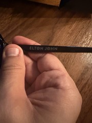 Elton John Master Collections Limited Edition Sunglasses Men W/box Authenticity