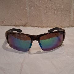 Premiere Polarized UV400 Adjustable Wrap Sunglasses Brown Frame & Lens Men