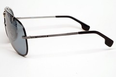 Versace Sunglasses Pilot Shield Gunmetal Grey Mirror MOD VE 2243 1001/6G