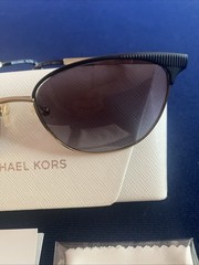 Michael Kors Eyeglasses MK3018 1195 Matte Black/Pale Gold, Size 54-17-140 New