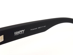 Polarized Spy+ Optic Cyrus Sunglasses Soft Matte Black Frame Smoke Lens