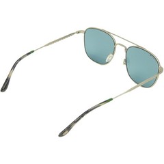Lacoste Unisex Adult Sunglasses L269S – Silver Azure with Solid Blue Lens