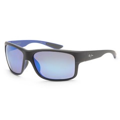 Maui Jim Men’s Southern Cross 63 mm Black Sunglasses MJ0815S-004