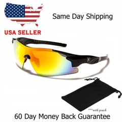 Polarized Sports Sunglasses Outdoor Cycling Driving Fishing Glasses UV400 Wrap