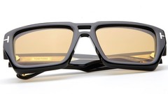 NEW TOM FORD TF 1202-F 01E Black Sunglasses 56-19-140mm B46mm Italy