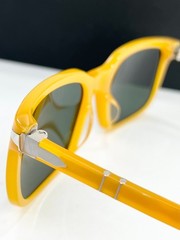Persol 3272-S Rare Honey Yellow Frame / Dark Green Lens 53口20-145 Sunglasses