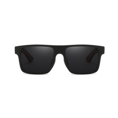 Square Polarized Wood Sunglasses Men Women Wooden Temple Outdoor Shade Glasses