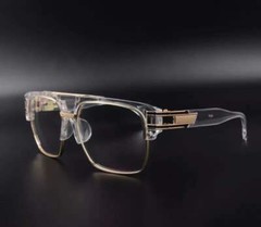 Men’s CLASSIC VINTAGE RETRO Style SUN GLASSES Gold Frame Clear Lens Mirror Tint