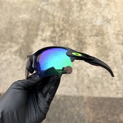 Oakley Flak 2.0 XL Prizm Polarized Sunglasses Black Frame/Green Lenses
