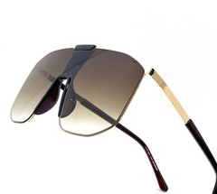 Men Women Black Lens Glasses Sunglasses Fashion Big Oversize Flat Lens Square