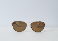 Kirkland Signature Men’s Aviator Sunglasses Tinted Brown Lens Brown Frame 135mm