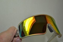 Blenders Platinum Sky Multicolor/Mirror Rainbow Polarized Sunglasses Wrap Shield