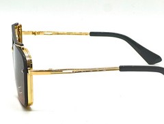 Men Designer Sunglasses Classic Green Tea Lens Gold Luxury 2022 Model New Style