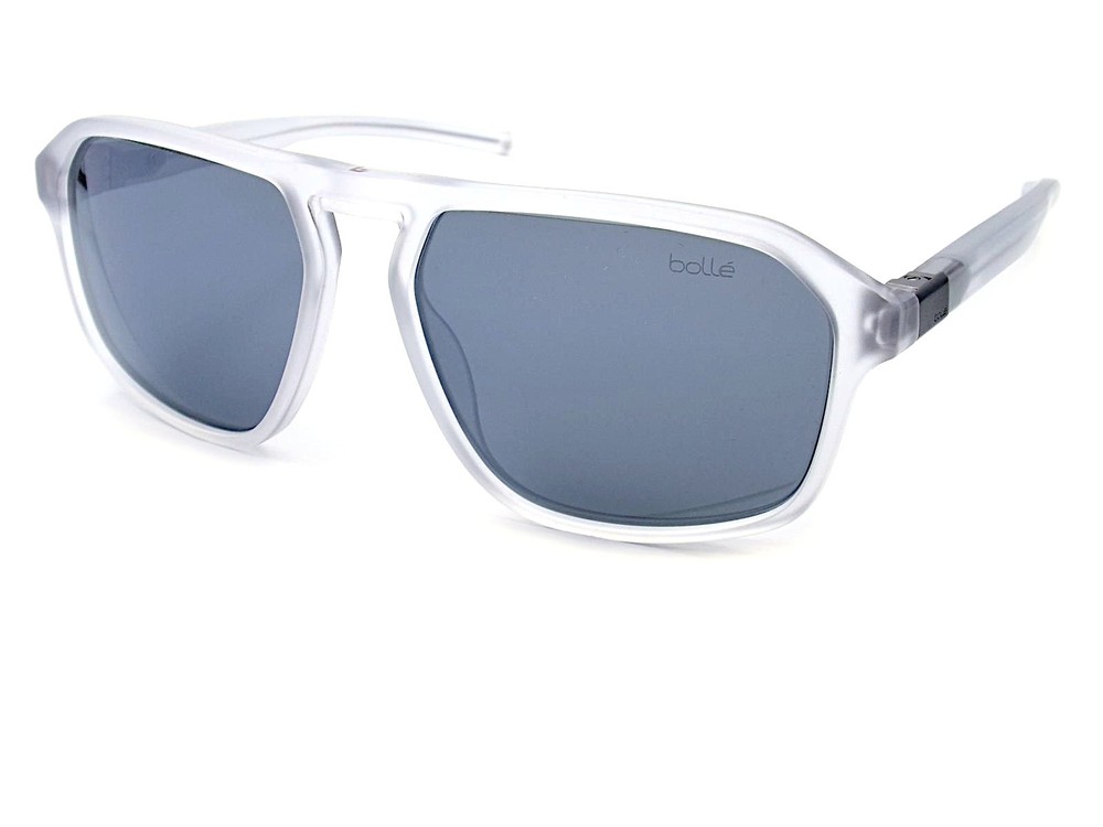 Bolle Spod Polarized Sunglasses Frost Crystal Matte with TNS Gun Lenses BS096002