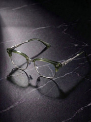 Luxury Gothic Eyeglass Frames Retro Clear Half Rim Cross Men Women Eyewear Glass