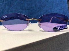 RAY BAN RB3792 001/1A Gold Frame Violet Unisex 55/17mm Sunglasses 145MM