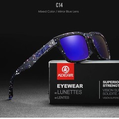 Square Men’s Polarized Sunglasses Outdoors Lifestyle Coating Sun