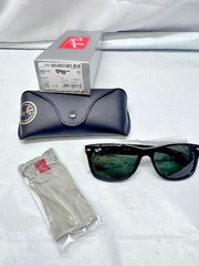 Ray-Ban 0RB2132 Sunglasses-New Wayfarer -Black/Green*New