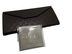 GUCCI GG1676S-005 Shiny Black/Solid Violet & Clichè Guccissima Sunglasses