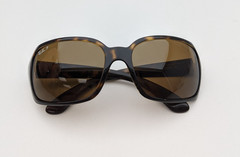 🕶️Made in Italy! Ray-Ban RB4068 Polarized Sunglasses 60/17 125 /EUC713🕶️