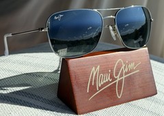 Maui Jim Na‘Auao MJ0 675S 001 Silver Metal Frame + Grey Polarized Sunglasses
