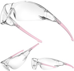 S239 Protective Clear pink Small Safety Glasses youth protecting eyes from wi…