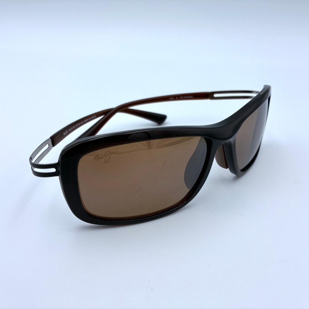 Maui Jim MJ 211-26 KIHEI Sunglasses Brown 57-16-140 Made in Japan