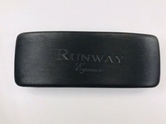 New Runway Sunwear RS-654 Shiny Black Polarized Sunglasses with Grey Lenses