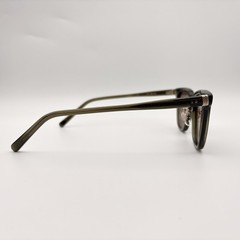 Eyevan Franz OD-BR Olive Drab Brown Lens Vintage Square Sunglasses 49mm NEW
