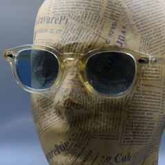 Brand Men classic blue sunglasses Women flesh glasses Johnny Depp blue glasses