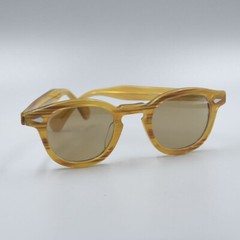 Brand Men Brown sunglasses brown glass lens glasses johnny depp blonde glasses