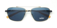 NEW FLEXON SHINOLA 2100S SUNGLASSES GOLD METAL & PLASTIC MENS PILOT 59-15-145