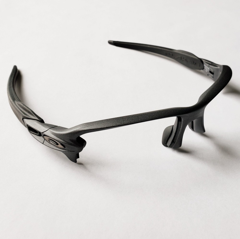 Oakley Flak 2.0 XL Steel Dark Grey Gunmetal Icons Replacement Frame Only OO9188