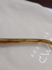 WMP Sydney Aviator Sunglasses Brown Grain / Brown Gold Gradient 54-20-144