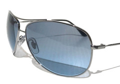 NEW Ray Ban Gunmetal UV PROTECTIVE Gradient Blue Grey Sunglass RB3293 004/8F