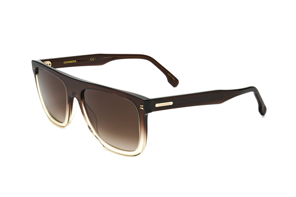Carrera Men’s 56mm Brown Beige Shaded Sunglasses CA267S-0MY-HA