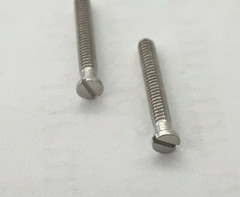 1 pair Cartier Enjoliveur 10 mm Blanc Silver screws NEW