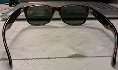 Ray-Ban RB2132 New Wayfarer Sunglasses Havana Frame green Gradient Lens 55mm UV