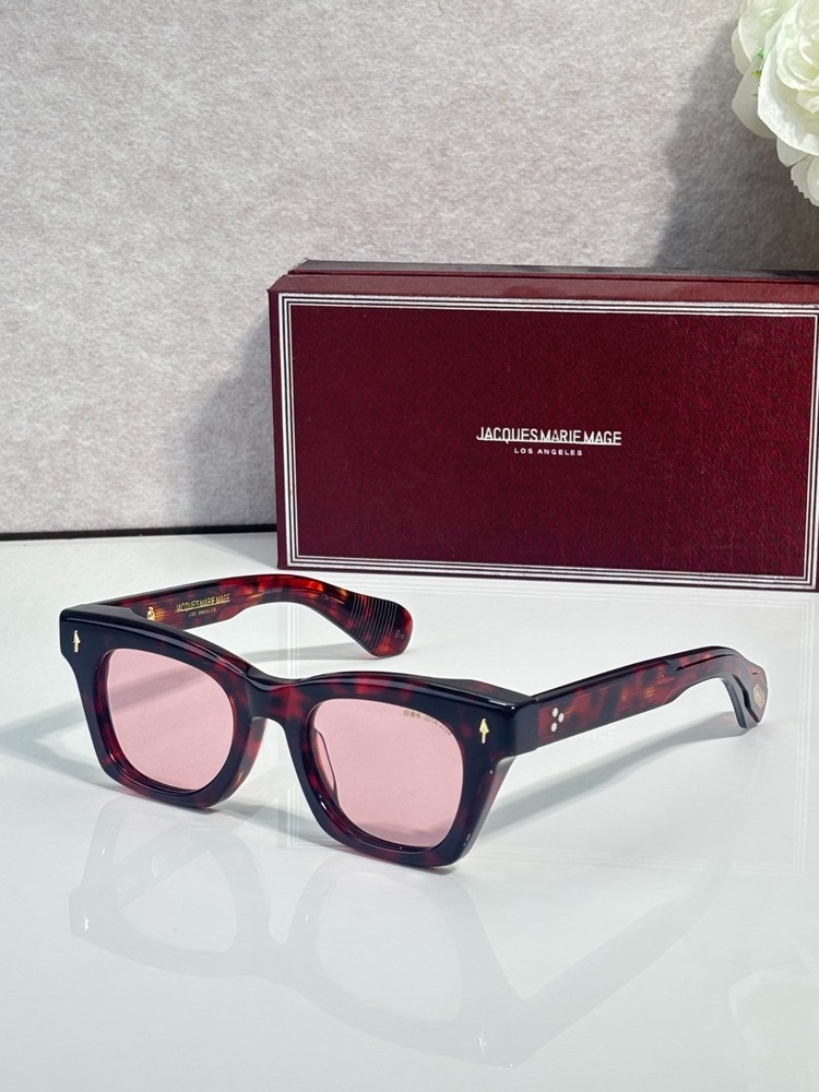 Jacques Marie Mage DEALAN 10th Anniversary Sunglasses Havana/Red 49-22-150mm
