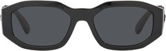 VERSACE VE4361 536087 53mm Black Dark Grey Men’s Sunglasses