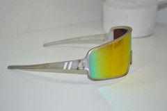 Blenders Platinum Sky Multicolor/Mirror Rainbow Polarized Sunglasses Wrap Shield