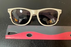 LGBT Pride Basic Malibu Style Sunglasses UV400 Beige / White