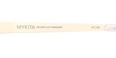 NEW MYKITA MARLENE SUNGLASSES 51-23-140 METAL & PLASTIC ROUND UNISEX ORANGE