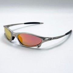 Oakley Penny X-Metal Sunglasses Silver Frame Ruby Lens Vintage RareIN BOX