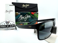 MAUI JIM RED SANDS MJ 432-2M MATTE BLACK NEUTRAL GREY POLARIZED SUNGLASSES NEW