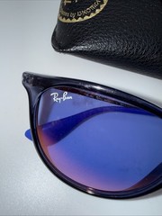Ray Ban RB4171 Erika 54mm Polarized Blue Sunglasses – Blue Gradient Lens & Case