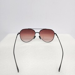 DIFF Dash Aviator Sunglasses XS DE01 0334 Black Frame Red Gradient Lenses Unisex