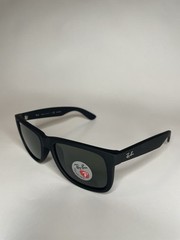 Ray-Ban Justin Classic Black/Green 54 mm Sunglasses RB4165 601/71 54-16