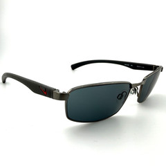 Nike with Flexon 4255 033 Gray Metal Sunglasses Sports Wrap 54-17-140 Eyewear